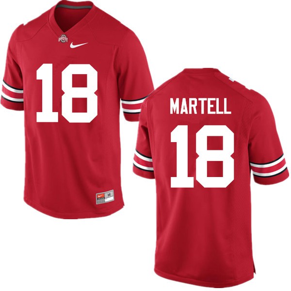 Ohio State Buckeyes #18 Tate Martell Men Player Jersey Red